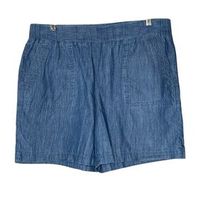 Talbots Jean Shorts with Pockets Size Large